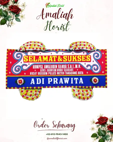 Papan Bunga Ucapan Selamat Dologan